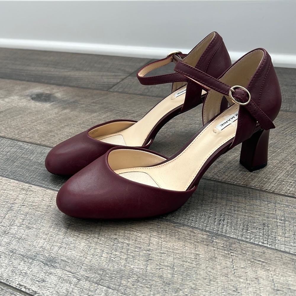 Burgandy Heel- Alex Marie NWOT